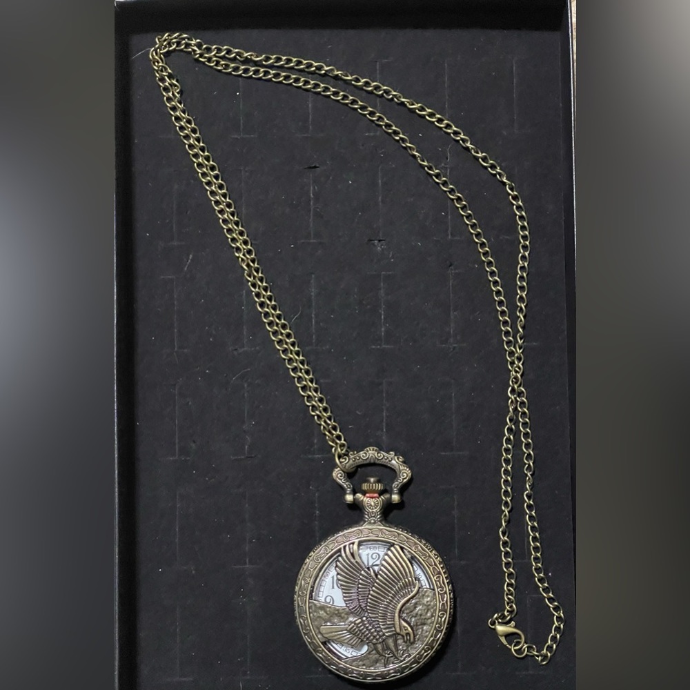 Watch pocket watch with chain NWT